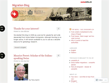 Tablet Screenshot of migration.swissinfo.ch